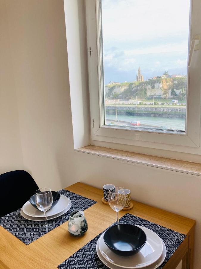 La Belle Vue Appartement 2 Personnes Vue Port Dieppe Bagian luar foto