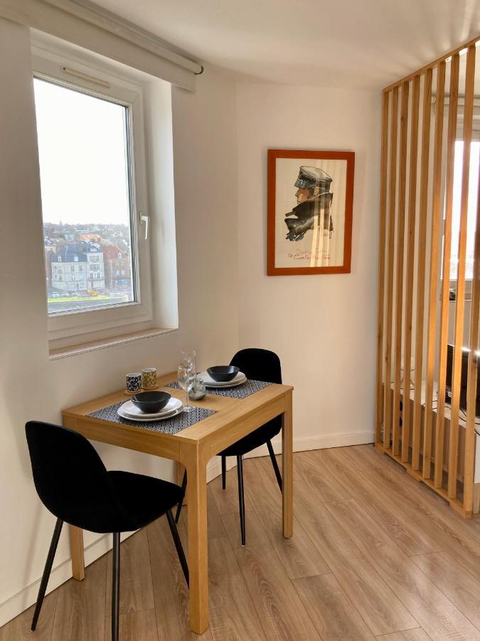 La Belle Vue Appartement 2 Personnes Vue Port Dieppe Bagian luar foto